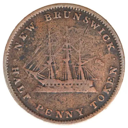 canada Copper HALFPENNY TOKEN (2)