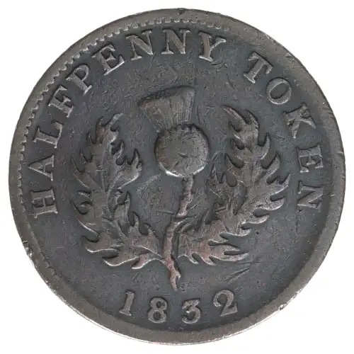 canada Copper HALFPENNY TOKEN