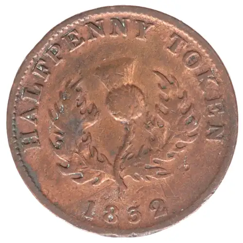 canada Copper HALFPENNY TOKEN (2)