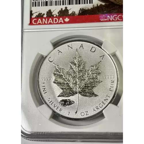 Canada Maple Leaf .9999 Fine Silver $5