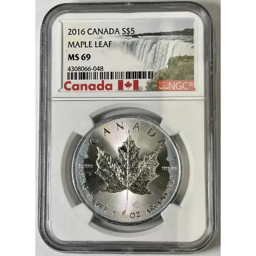 Canada Maple Leaf .9999 Fine Silver $5