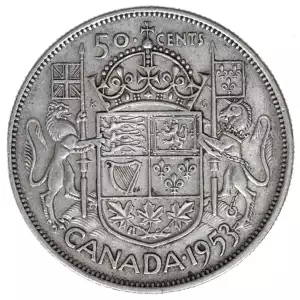 CANADA Nickel Plated Steel 50 CENTS