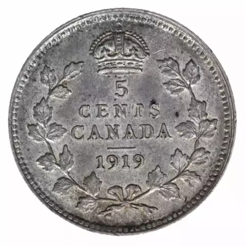 CANADA Silver 5 CENTS (2)