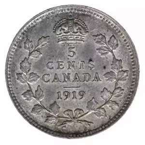 CANADA Silver 5 CENTS (2)