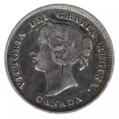 CANADA Silver 5 CENTS (2)