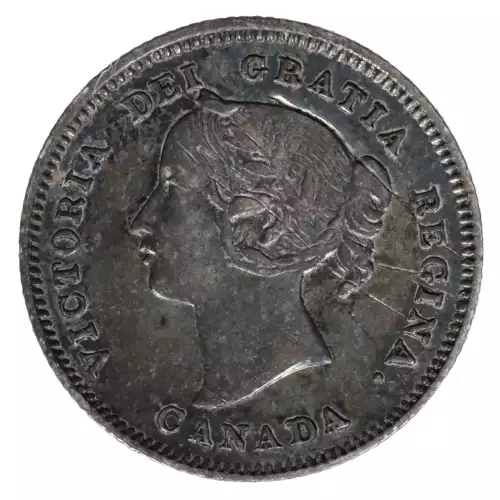 CANADA Silver 5 CENTS (2)