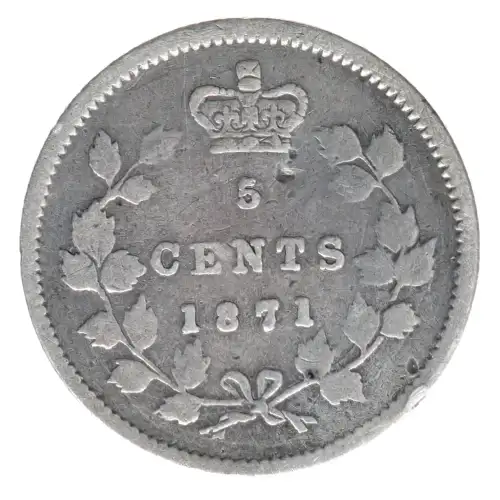 canada Silver 5 CENTS