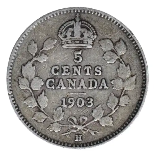 CANADA Silver 5 CENTS