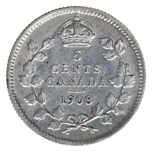 CANADA Silver 5 CENTS (2)