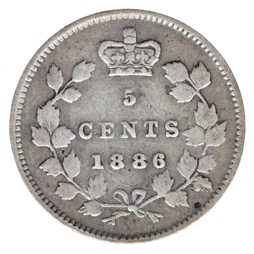 canada Silver 5 CENTS