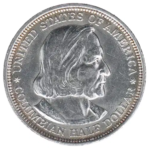 Classic Commemorative Silver--- World's Columbian Exposition Half Dollar 1892 - 1893 -Silver- 0.5 Dollar (2)