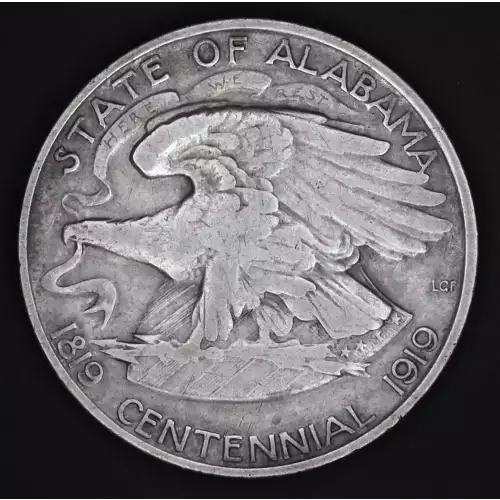 Classic Commemorative Silver--- Alabama Centennial 1921 -Silver- 0.5 Dollar