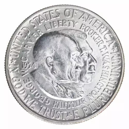 Classic Commemorative Silver--- Booker T. Washington Memorial 1946-1951-Silver- 0.5 Dollar