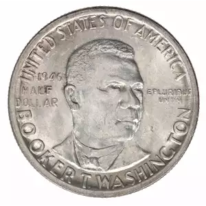 Classic Commemorative Silver--- Booker T. Washington Memorial 1946-1951-Silver- 0.5 Dollar (2)