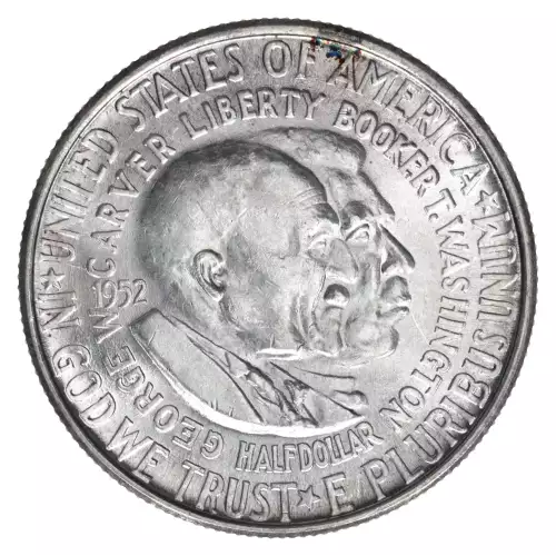 Classic Commemorative Silver---Carver/Washington Commemorative 1951-1954-Silver- 0.5 Dollar