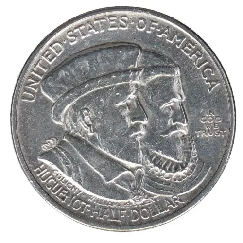 Classic Commemorative Silver--- Huguenot - Walloon Tercentenary 1924 -Silver- 0.5 Dollar