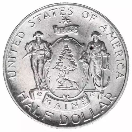 Classic Commemorative Silver--- Maine Centennial 1920-Silver- 0.5 Dollar