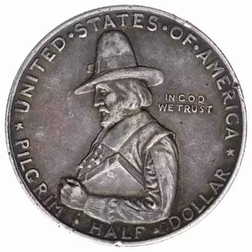 Classic Commemorative Silver--- Pilgrim Tercentenary 1920-1921-Silver- 0.5 Dollar