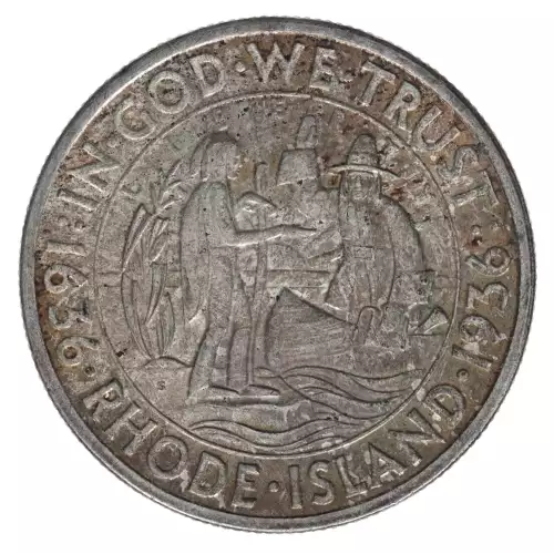 Classic Commemorative Silver--- Providence, Rhode Island, Tercentenary 1936 -Silver- 0.5 Dollar