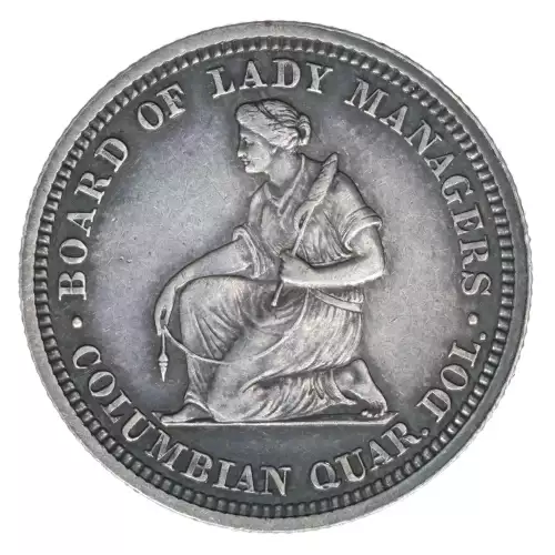 Classic Commemorative Silver--- World's Columbian Exposition, Isabella Quarter 1893-Silver- 0.25 Dollar (2)