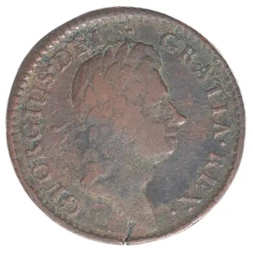 Colonial-Coinage of William Wood -Wood’s Hibernia Coinage Farthing (2)
