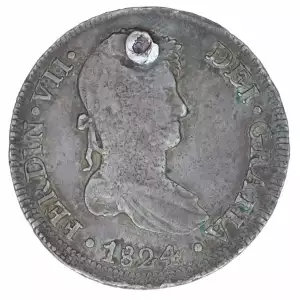 Colonial-Foreign Issues in the New World-Spanish American Coinage-Bust Type-8 Reales -- 8 Real