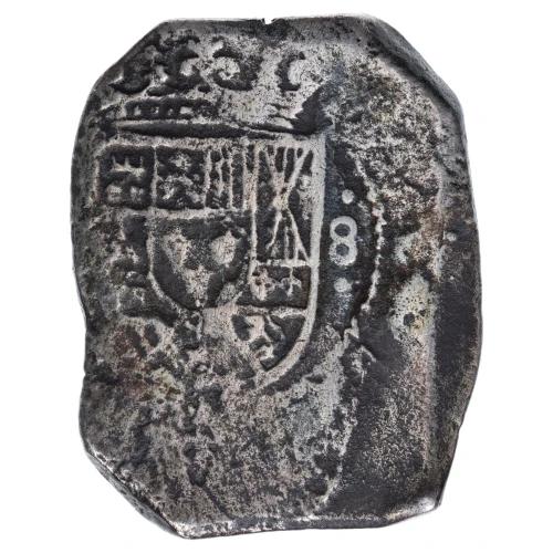 Colonial-Foreign Issues in the New World-Spanish American Coinage-Cob Coinage-8 Reales -- 8 Real