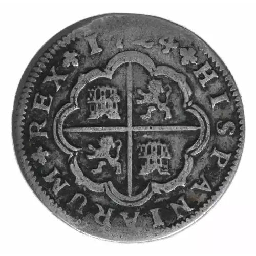Colonial-Foreign Issues in the New World-Spanish American Coinage-Pillar Type-2 Reales -- 2 Real (2)