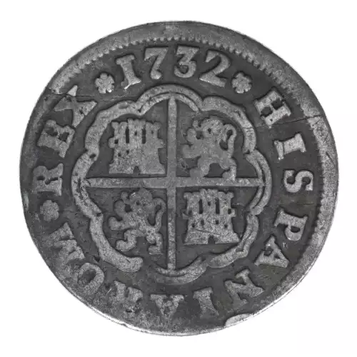 Colonial-Foreign Issues in the New World-Spanish American Coinage-Pillar Type-Real -- 1 Real
