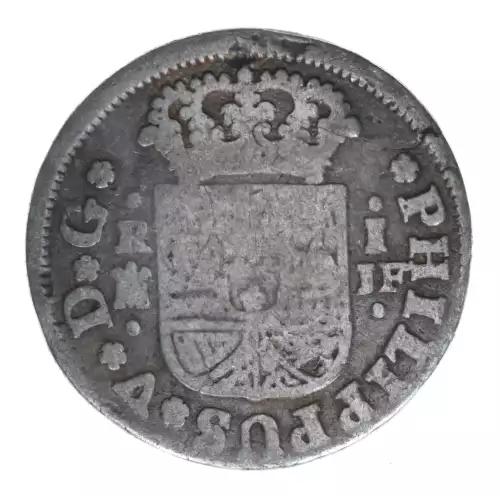 Colonial-Foreign Issues in the New World-Spanish American Coinage-Pillar Type-Real -- 1 Real (2)