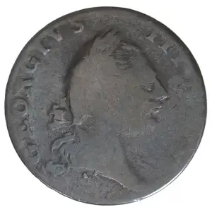Colonial-Virginia Halfpennies , copper