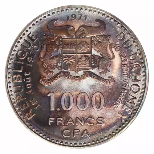 Dahomey Silver 1000 FRANCS