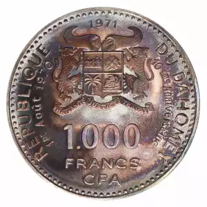 Dahomey Silver 1000 FRANCS