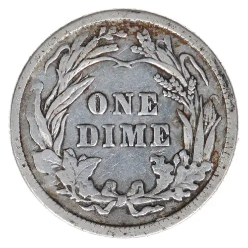 Dimes---Barber or Liberty Head 1892-1916 -Silver- 1 Dime (2)