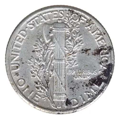 Dimes---Winged Liberty Head or Mercury 1916-1945 -Silver- 1 Dime (2)