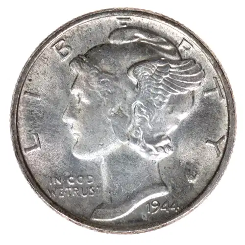 Dimes---Winged Liberty Head or Mercury 1916-1945 -Silver- 1 Dime (2)