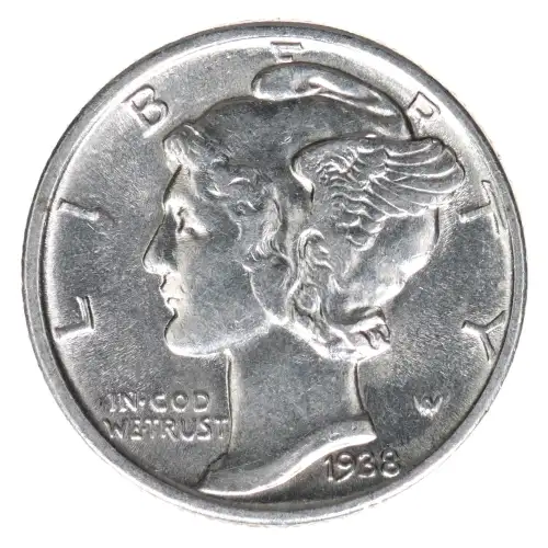 Dimes---Winged Liberty Head or Mercury 1916-1945 -Silver- 1 Dime