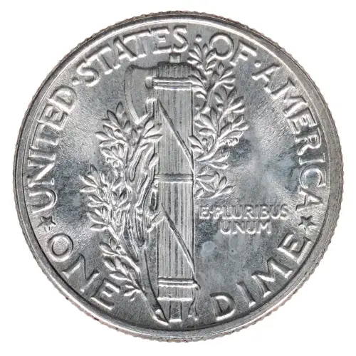 Dimes---Winged Liberty Head or Mercury 1916-1945 -Silver- 1 Dime (2)