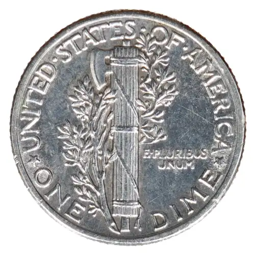 Dimes---Winged Liberty Head or Mercury 1916-1945 -Silver- 1 Dime (2)