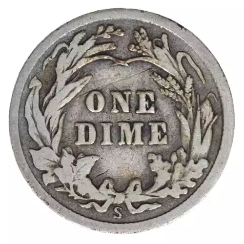 Dimes---Barber or Liberty Head 1892-1916 -Silver- 1 Dime