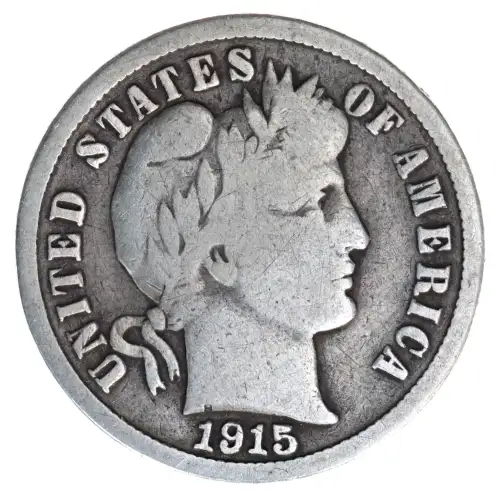 Dimes---Barber or Liberty Head 1892-1916 -Silver- 1 Dime (2)