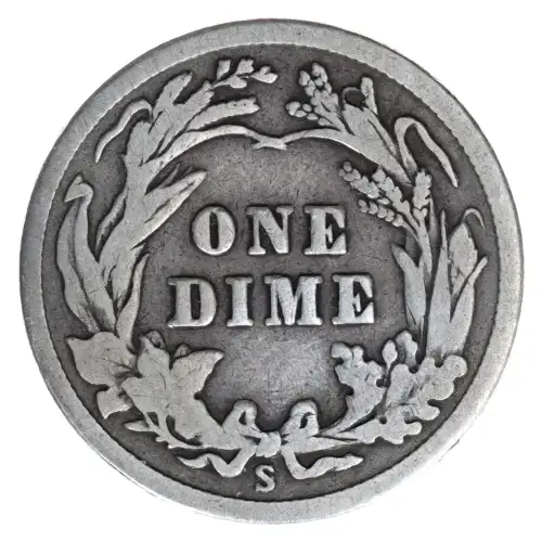 Dimes---Barber or Liberty Head 1892-1916 -Silver- 1 Dime