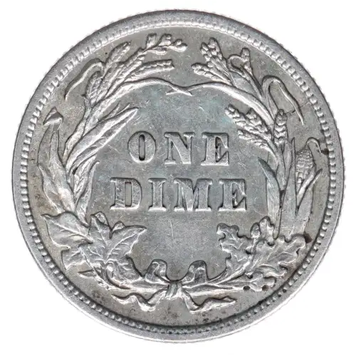 Dimes---Barber or Liberty Head 1892-1916 -Silver- 1 Dime (2)