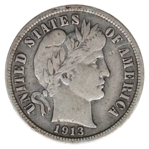 Dimes---Barber or Liberty Head 1892-1916 -Silver- 1 Dime (2)