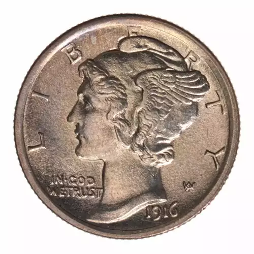 Dimes---Winged Liberty Head or Mercury 1916-1945 -Silver- 1 Dime