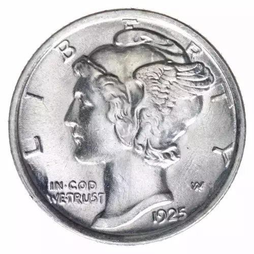 Dimes---Winged Liberty Head or Mercury 1916-1945 -Silver- 1 Dime (2)