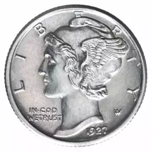 Dimes---Winged Liberty Head or Mercury 1916-1945 -Silver- 1 Dime (2)