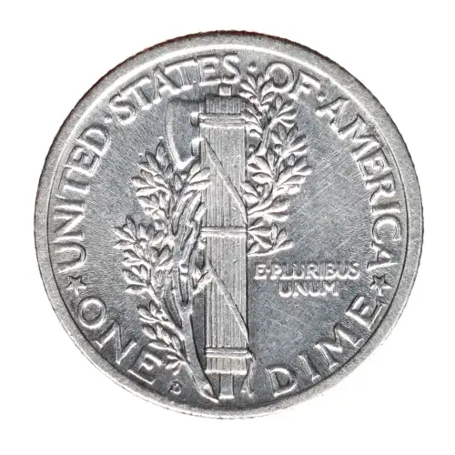 Dimes---Winged Liberty Head or Mercury 1916-1945 -Silver- 1 Dime (2)