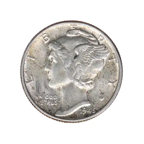 Dimes---Winged Liberty Head or Mercury 1916-1945 -Silver- 1 Dime (2)
