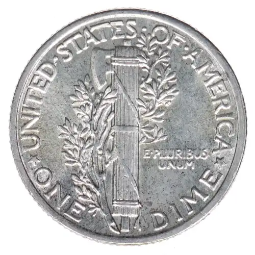 Dimes---Winged Liberty Head or Mercury 1916-1945 -Silver- 1 Dime (2)